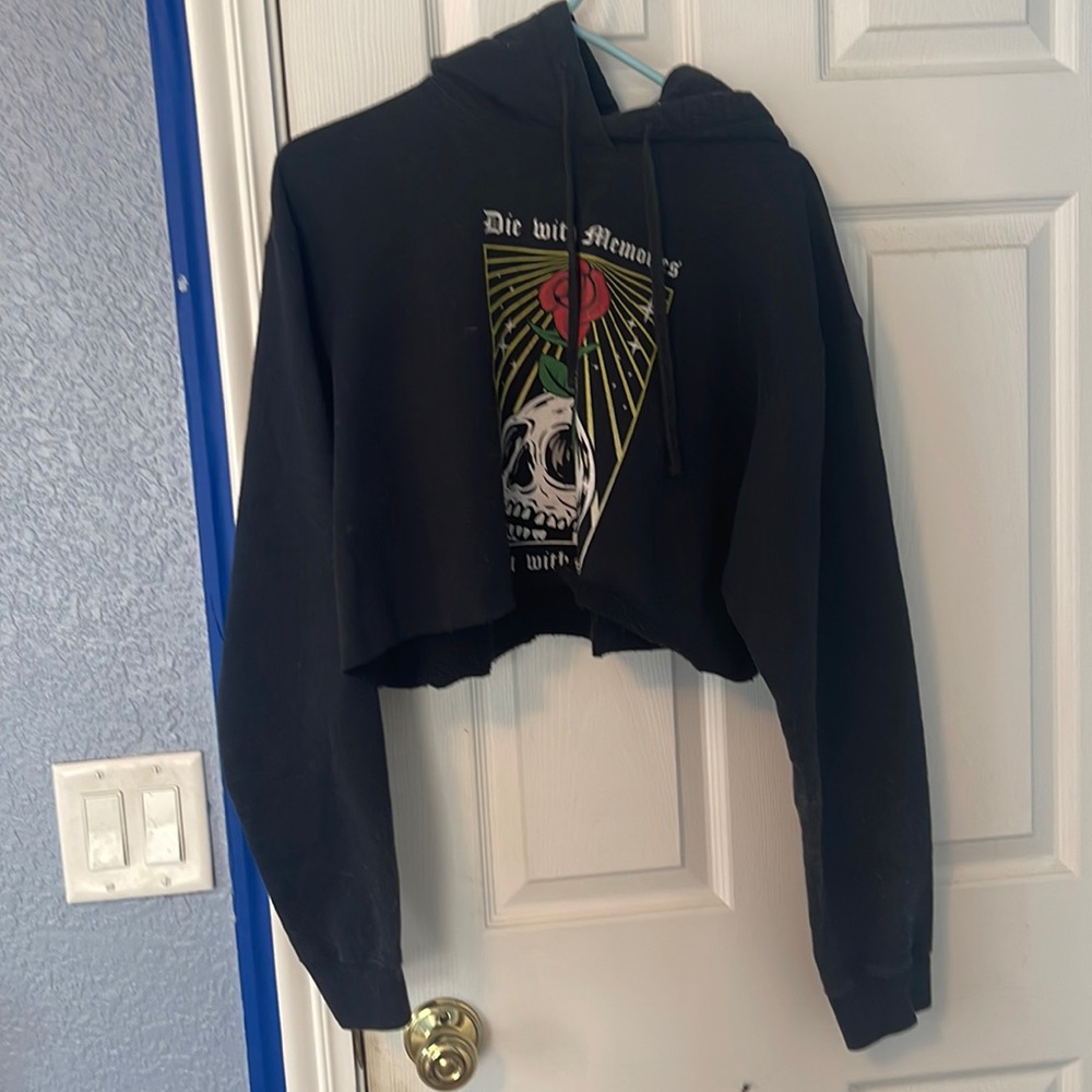 never worn cropped hoodie